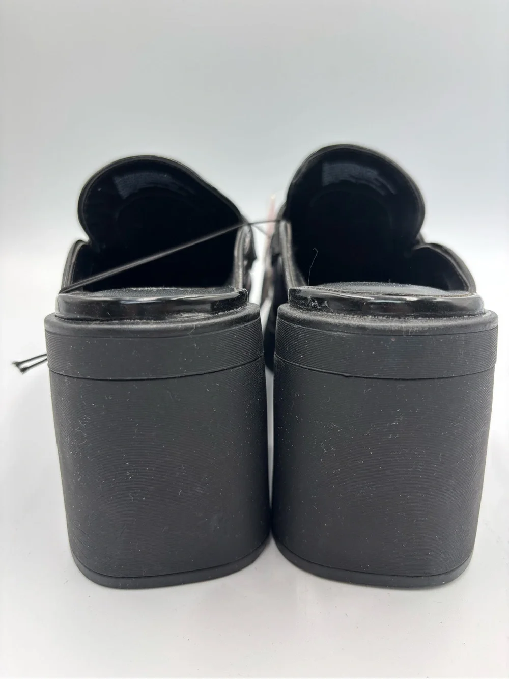 Women's Wild Fable Black Penny Loafer Mules Clog Shoes Eileen Size 7.5 Y2K 90s